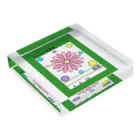 kaekoのPOP学習帳 お花 Acrylic Block :placed flat