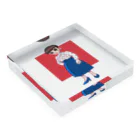 Mizunokoのイギリスガール Acrylic Block :placed flat