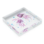 H2Styleの花クラゲ Acrylic Block :placed flat