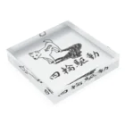 グラフィンの四輪駆動の犬 4WD DOG Acrylic Block :placed flat