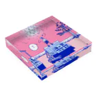 ミシシッピの月子ちゃんと衛星 Acrylic Block :placed flat