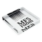 MFSのMFS room trim5(黒) Acrylic Block :placed flat