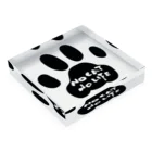 café Mo.freeのNO CAT NO LIFE 2 Acrylic Block :placed flat