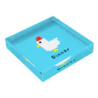 sumaruの夜ご飯 Acrylic Block :placed flat