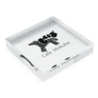 Cafe MOKUBA OnlinestoreのMOKUBA Acrylic Block :placed flat