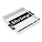 beedotのshrimp goods Acrylic Block :placed flat