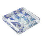 Lost'knotのBlue nine-tailed fox Acrylic Block :placed flat