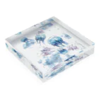 したまゆshopの水彩クラゲ Acrylic Block :placed flat