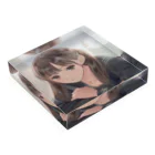 岸田メルのきんたまブロック Acrylic Block :placed flat