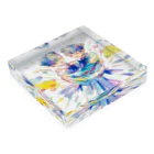 ひよこのショップのふたごちゃん Acrylic Block :placed flat