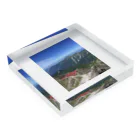 TENSHONの山岳２ Acrylic Block :placed flat