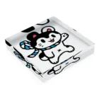 4chomeのナンデヤネンくん Acrylic Block :placed flat