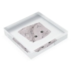 しぱしぱのすなねこ Acrylic Block :placed flat