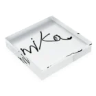 ミカ様のmika♡ Acrylic Block :placed flat