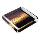 Nao Sakamoto Abeの情熱&black sunset  Acrylic Block :placed flat