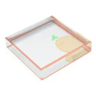 さけさくらののぞきごんべぇ Acrylic Block :placed flat