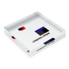 JIUKOのLONPARI 8BITS 「GEEEEO」 Acrylic Block :placed flat