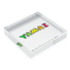 【Yuwiiの店】ゆぅぅぃーの病　YAMAI Acrylic Block :placed flat