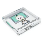 ソケットれんちのPomel's Pavilion  Acrylic Block :placed flat