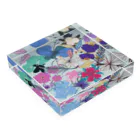 nari-bestのかわいいお花 Acrylic Block :placed flat