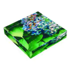 じぇり子の紫陽花（アップ） Acrylic Block :placed flat