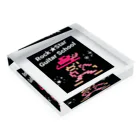 Rock★Star Guitar School 公式Goodsのロック★スターおしゃれアイテム Acrylic Block :placed flat