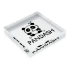 ASKTYのPANDASH(パンダッシュ） Acrylic Block :placed flat