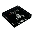 シーズングリーン庭店のjust boning ロゴ Acrylic Block :placed flat