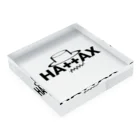 ''''Bar Code''''のHATTAX LOGO Acrylic Block :placed flat