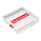 KUTJUDOのBOXLOG01a(Kutjudoteam) Acrylic Block :placed flat