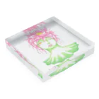 花信風のお店の蓮の精 Acrylic Block :placed flat