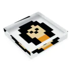 sappoi(さっぽい)のさっぽいさんのドット絵グッズ Acrylic Block :placed flat