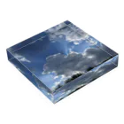 TOMO工房の夏の雲 Acrylic Block :placed flat