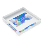 H2Styleの明日はきっといい日になる Acrylic Block :placed flat