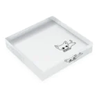 Re_SUZURIのねこ Acrylic Block :placed flat