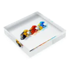 PoooompadoooourのGUPPY(3色) Acrylic Block :placed flat