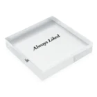 Always Likedのalways liked  ロゴ Acrylic Block :placed flat