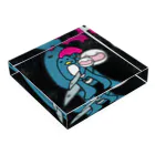 ダイナマイト87ねこ大商会のソルジャーぺんぎんの子守唄(ララバイ) Acrylic Block :placed flat