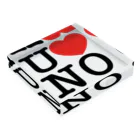 うの UNOのI LOVE UNO（黒文字） アクリルブロックの平置き