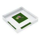 MiYuuのrare flower Acrylic Block :placed flat