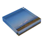 Chan6314の鳥海山と空 Acrylic Block :placed flat