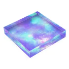 ぽめもものギャラクシー宇宙 Acrylic Block :placed flat