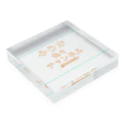 ふうかちゃんのお店のふうかちゃんアイテム Acrylic Block :placed flat