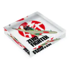 Atelier NyaoのZERO FIGHTER 空の侍 Acrylic Block :placed flat