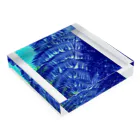 srgmtaroのヘゴシルエット Acrylic Block :placed flat