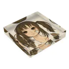 kaechinuの女の子 傷 Acrylic Block :placed flat