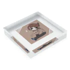 かじきのkajikino urabeya p Acrylic Block :placed flat