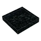 ﾋﾞｬｸﾑ　ｾｲｻｸｼｮ               のアンティーク星図［黒］ Acrylic Block :placed flat