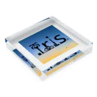 みったのIris Acrylic Block :placed flat