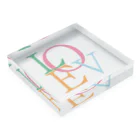 パソコン教室ビギナーのLOVE Acrylic Block :placed flat